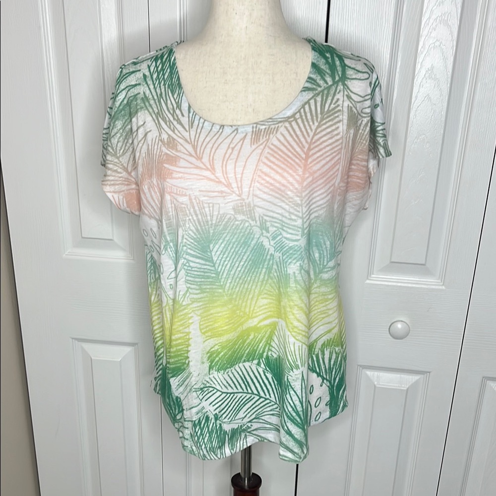 Tropical Print Women's Top